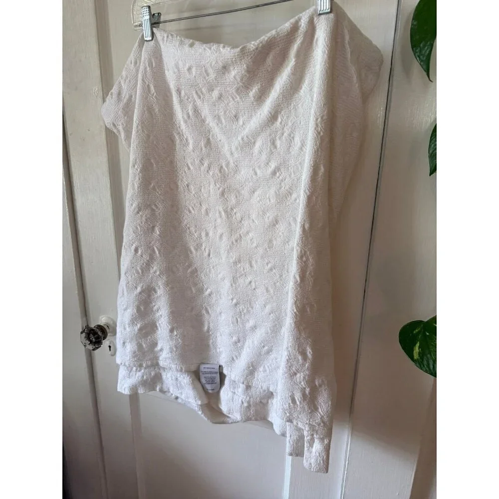 Docofil White cotton large pillow case cover